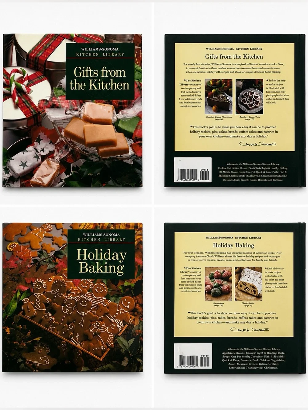 Williams-Sonoma Holiday Baking & Gifts From the Kitchen Cookbook Set